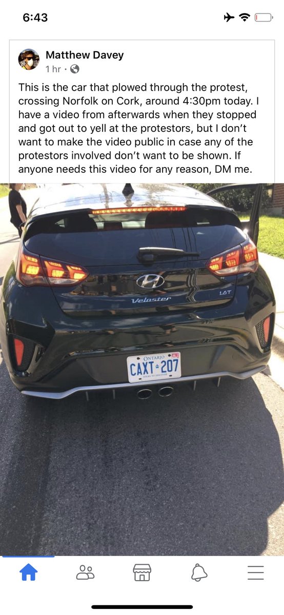 ༺megan༻ (@megsaidwot) on Twitter photo ‼️ saw on Facebook, someone drove their car through protesters in GUELPH ONTARIO today at a peaceful protest on Norfolk/Cork around 4:30. I’m working on getting the video this guy has but TWITTER DO YOUR THING !! 😡😡 ‼️ saw on Facebook, someone drove their car through protesters in GUELPH ONTARIO today at a peaceful protest on Norfolk/Cork around 4:30. I’m working on getting the video this guy has but TWITTER DO YOUR THING !! 😡😡