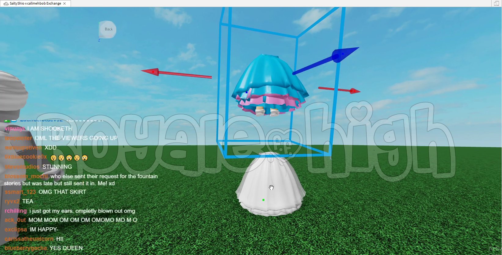 Royale High On Twitter Our First Look At The Reworked Cottage Princess Skirt Reworked By Saltehshiorblx Photo Progress Of Nightbarbie Currently Working On It On Stream Likes And Retweets Appreciated Royalehigh - roblox royale high not working