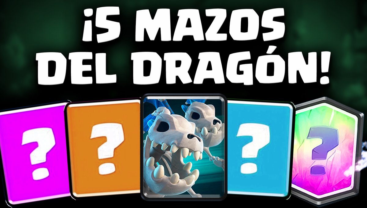 LOS 5 MEJORES MAZOS CON DRAGÓN ESQUELETO! | Malcaide Clash Royale youtu.be/HcYqXC5yISo via <a href="/YouTube/">YouTube</a>