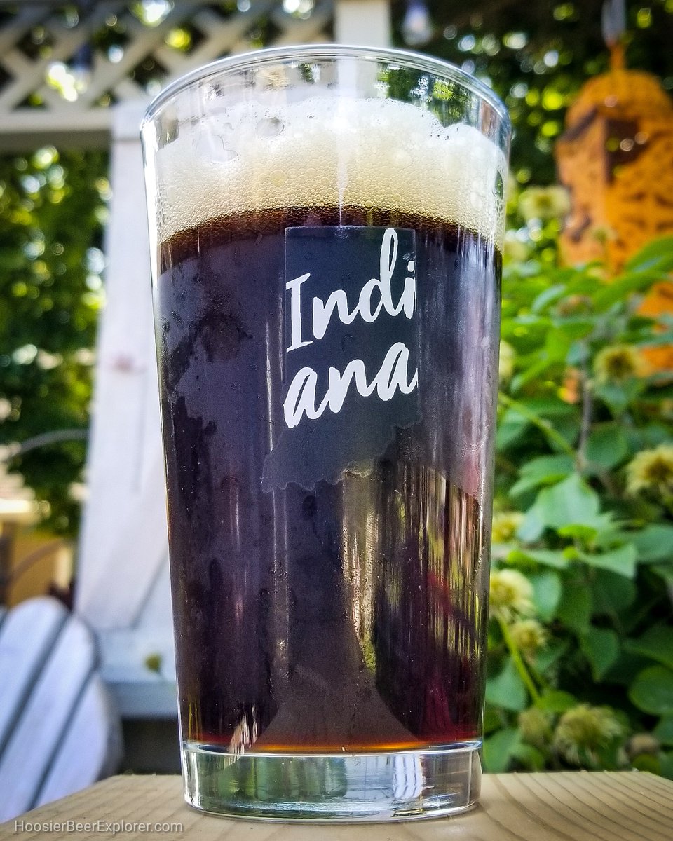 BeerHoosier's tweet photo. Dark beer isn't necessarily "heavy." This Dark Angel dunkel by @primevalbrewing proved to be the perfect refresher on a hot Indiana day. Very flavorful and only 5%. And a growler is only $10! Order online and go pick up a couple. #craftbeerlover #staysafe #drinklocal https://t.co/sqkC7xUK09