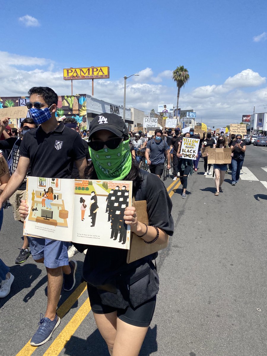 IA was caught at the LA protest for Black Lives today! #SayHerName #SayHisName #SayTheirNames #AhmaudArbery #BreonnaTaylor #GeorgeFloydprotest #BlackLivesMattters