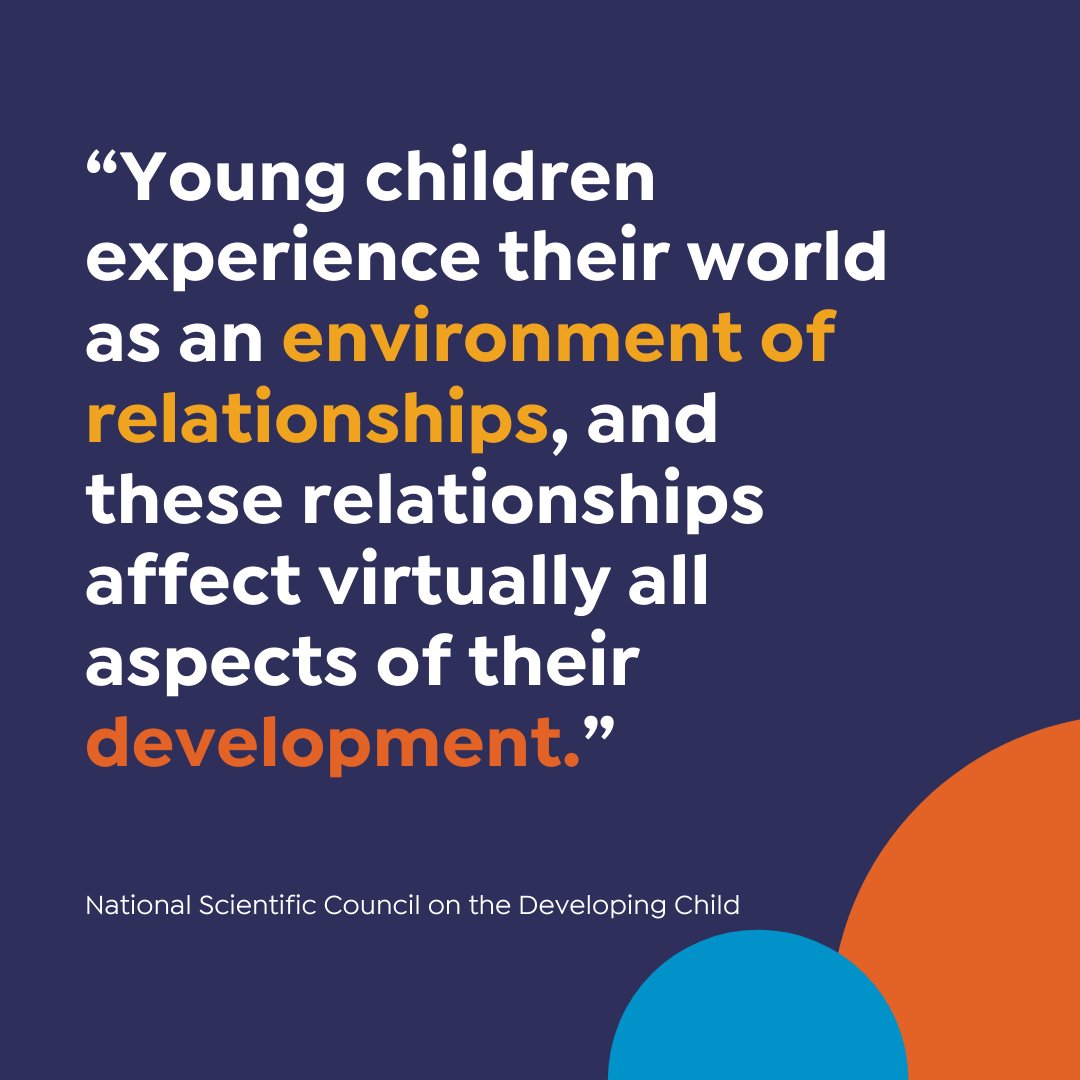 Relationships are fundamental to infant mental health.

#IMHAW2020 <a href="/HarvardCenter/">HarvardCenter</a>
