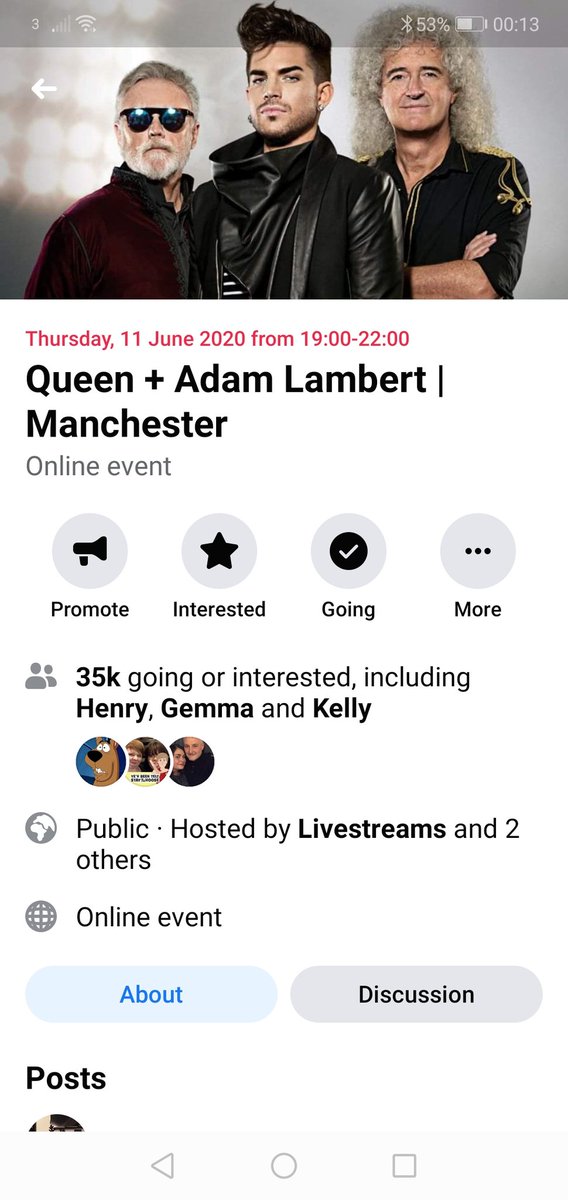 clarky_666's tweet photo. @DrBrianMay Hi Brian, there a page on Facebook that says you are doing a live online show next Thursday, can you please let me know if this is real or some fake post 😊 https://t.co/8Tm97SSnrB
