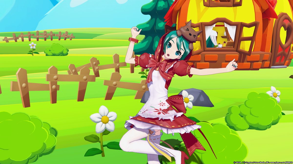 Rosenlight1's tweet photo. Oha-Yo-del!! 
#HatsuneMikuFutureTone #ColorfullTone #PS4share https://t.co/ICScyFRm5r