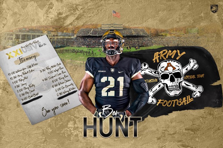 BenHunt251's tweet photo. Had a great time today on the #XXlusive virtual junior day. Thanks @Coach_Gaither for the invite #GoArmy https://t.co/wLOoULhQ2h