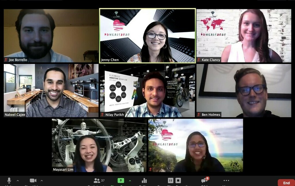 Last Group shot! 😊😊Huge thanks to all our community managers all over the world, many did not sleep in the last two days to make #3DHEALS2020 a success! Big #shoutout and #thankyou also to all the moderators of the conference Joshua Neubert Jason Nov… buff.ly/2Ls27vG