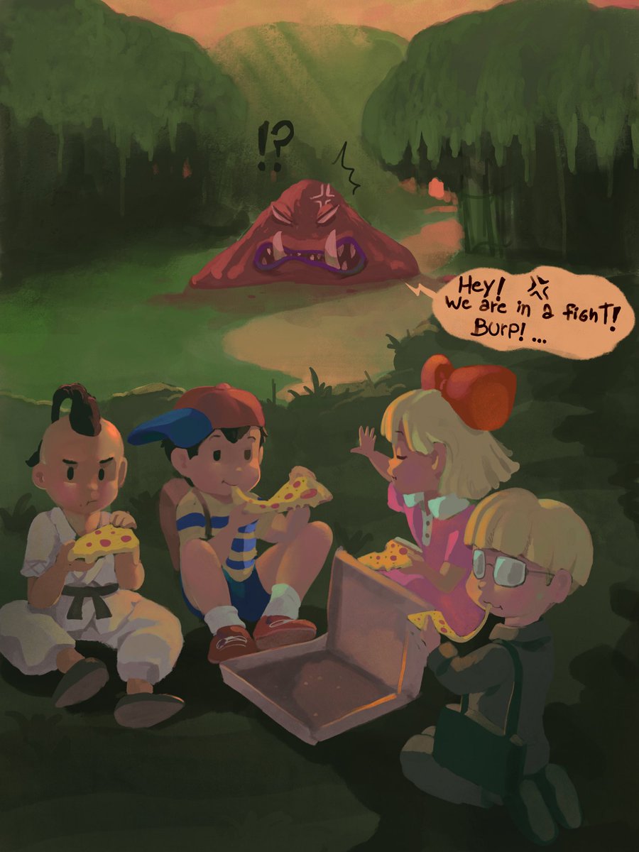 Moonshen_Twitt's tweet photo. Here some more. Thats alI got #earthbound #EarthBound #EARTHBOUND #earthboundfanart #mother #mother2 #ness #nessfanart #poo #paula #jeff #videogamefanart https://t.co/XkIKVxvQxM