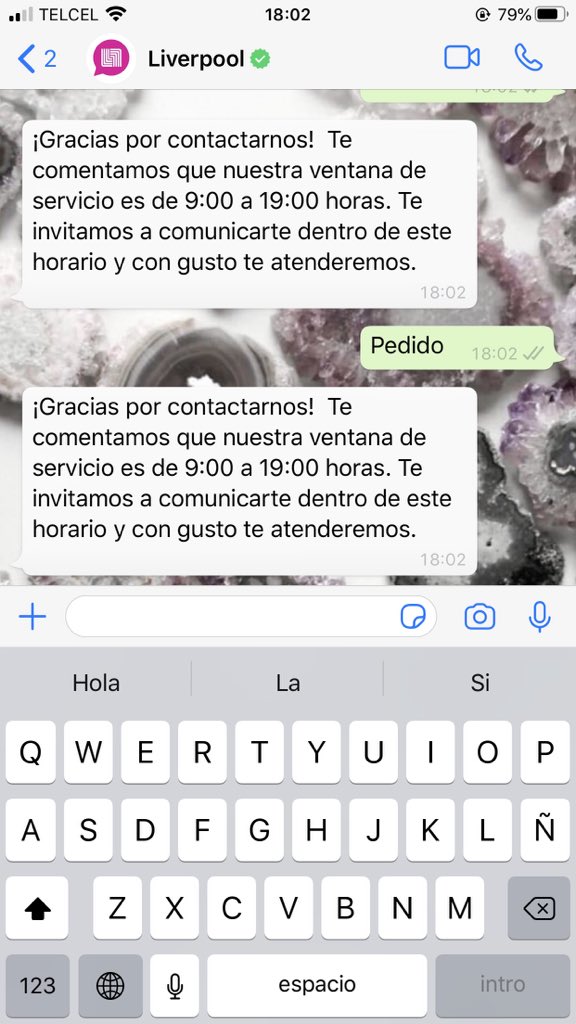 Isabellabixler's tweet photo. @liverpoolmexico mi pedido llego mal (artículo equivocado) llevo horas tratando de reportarlo, por teléfono me cortaron ya dos veces y el bot de whats app no funciona bien, además que lo desactivaron antes de horario. https://t.co/seEAUUUDTB