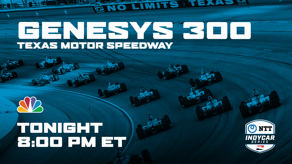 New to #INDYCAR and tuning in to NBC at 8PM ET for the #Genesys300 at <a href="/TXMotorSpeedway/">Texas Motor Speedway</a>? 

RT to let us know you’re watching!