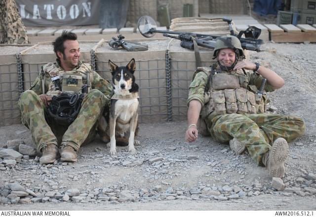 COMD7BDE's tweet photo. Today is the 10th anniversary of the deaths of @_2_CER Sappers Darren Smith and Jacob Moerland, killed in action by an IED in Afghanistan. Darren’s Explosive Detection Dog, Herbie, also died in the blast. A memorial service is being held at 2 CER this morning.

Lest we forget. https://t.co/WPvYrVSvYX