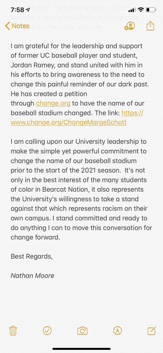 chng.it/Kk57QSRh To amazing Cincinnati, to baseball fans, to everyone. Please read this and make a small decision that will spark great change.