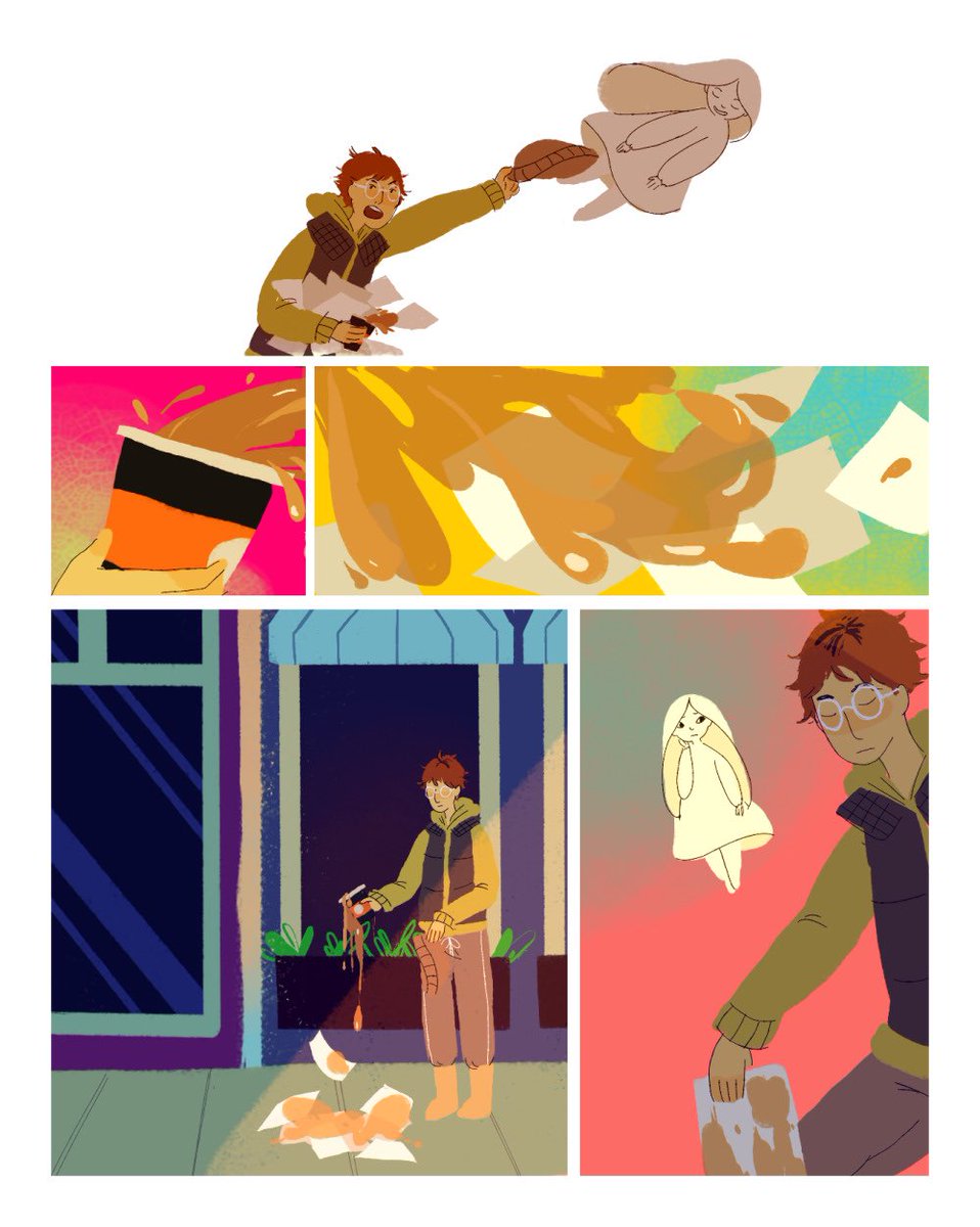 comic edition...! the one on the left was my first time doing a longish comic and it was hell to get thru LOL