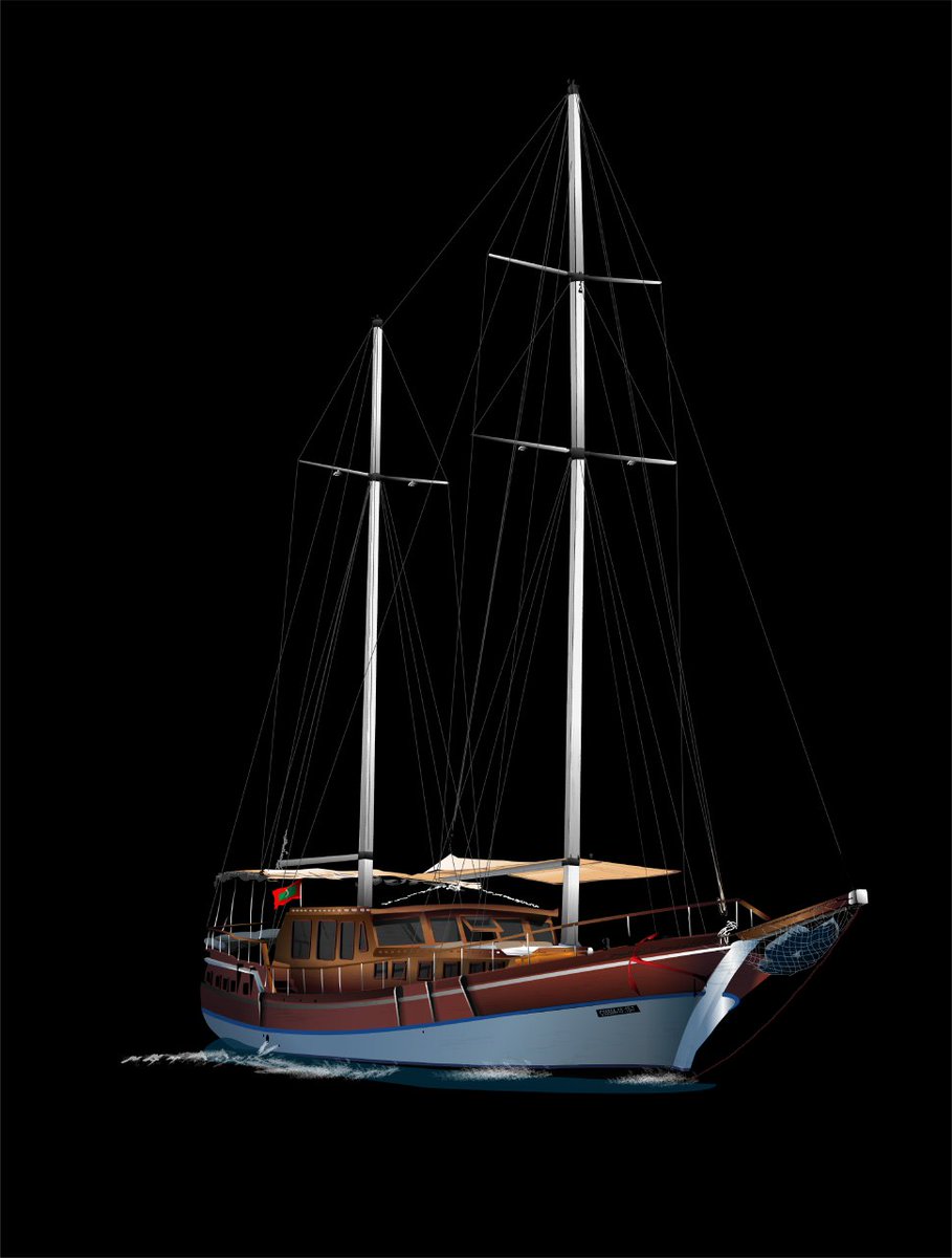 speedesigner's tweet photo. ⬅ Swipe to assemble the yacht drawn for Seek new adventure artwork!
.
#Maldives #maldives🇲🇻 #dhivehiraajje #yacht #yachtlife #yachts #yachting #bluesky #tropical #islands #holidays #Vector #vectorart #BetterPlanet https://t.co/hghATFP7aL