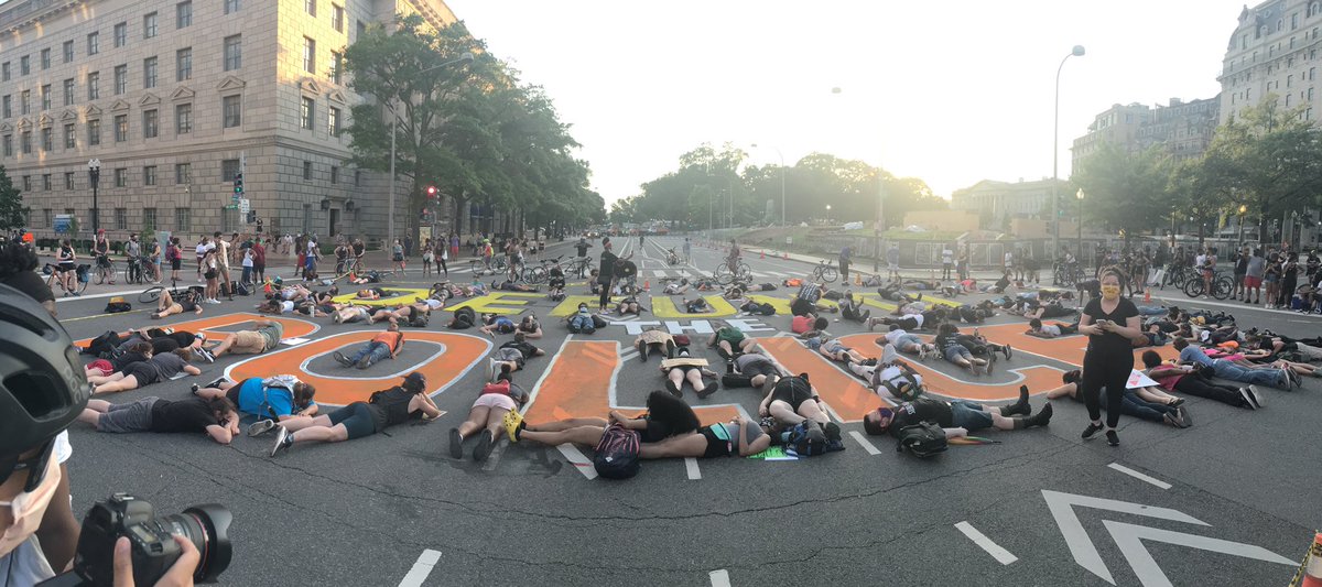 Muriel Bowser started the sentence with “Black Lives Matter” - today DC finished it with “Defund the Police” #BlackLivesMatter #DefundThePolice #DefundMPD