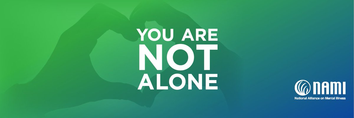 JerseyCity's tweet photo. A message from @HealthierJC's partner the National Alliance on Mental Illness @NAMICommunicate - “You are not alone” - For crisis support, text NAMI to 741741 to speak with a trained counselor.. #MentalHealthAwarenessMonth
#MentalHealth #JCResponds #JerseyCity #InThisTogether https://t.co/fxYXBnPGhU