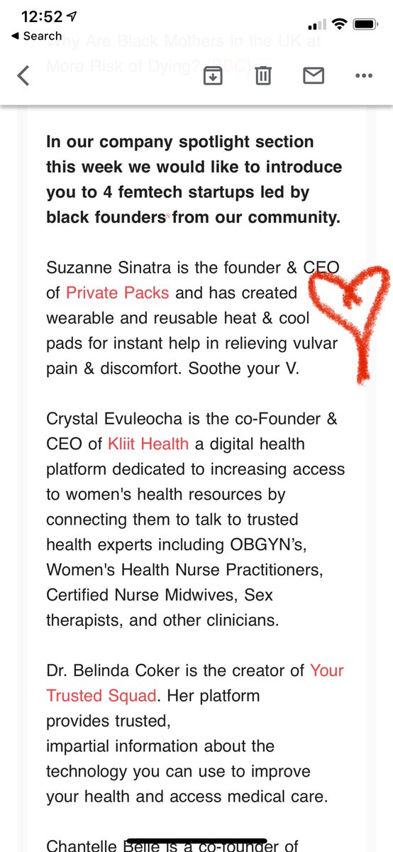 Thank you <a href="/femtechinsider/">Femtech Insider</a> for supporting us and including us in your Black Founders in FemTech story. Thank you <a href="/passthecondoms/">Claire Courtney</a>