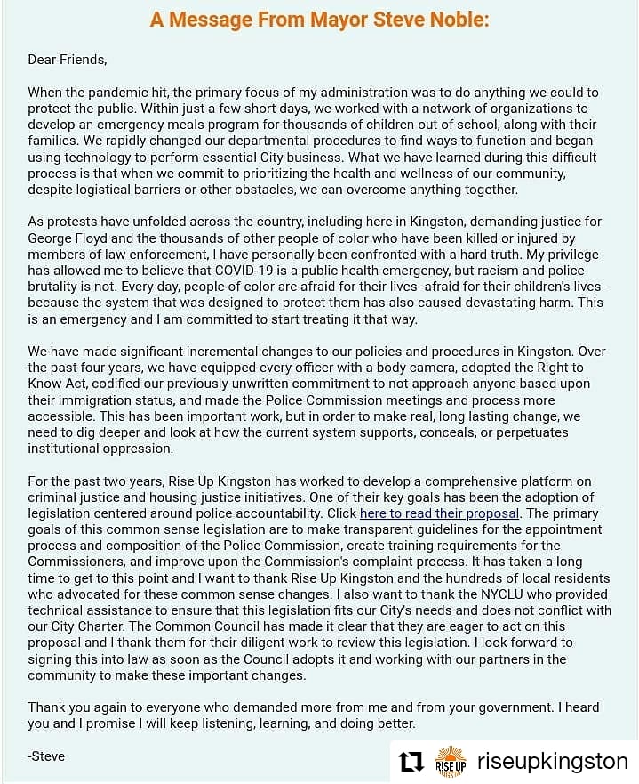 Yesterday, we talked with Mayor Steve Noble and feel confident that if the Common Council passes it, he will sign it. 
Read his newsletter below. 
We've got more work to do, but today and tomorrow's action is to enjoy the weather, do something you love, and recharge. 
More soon.
