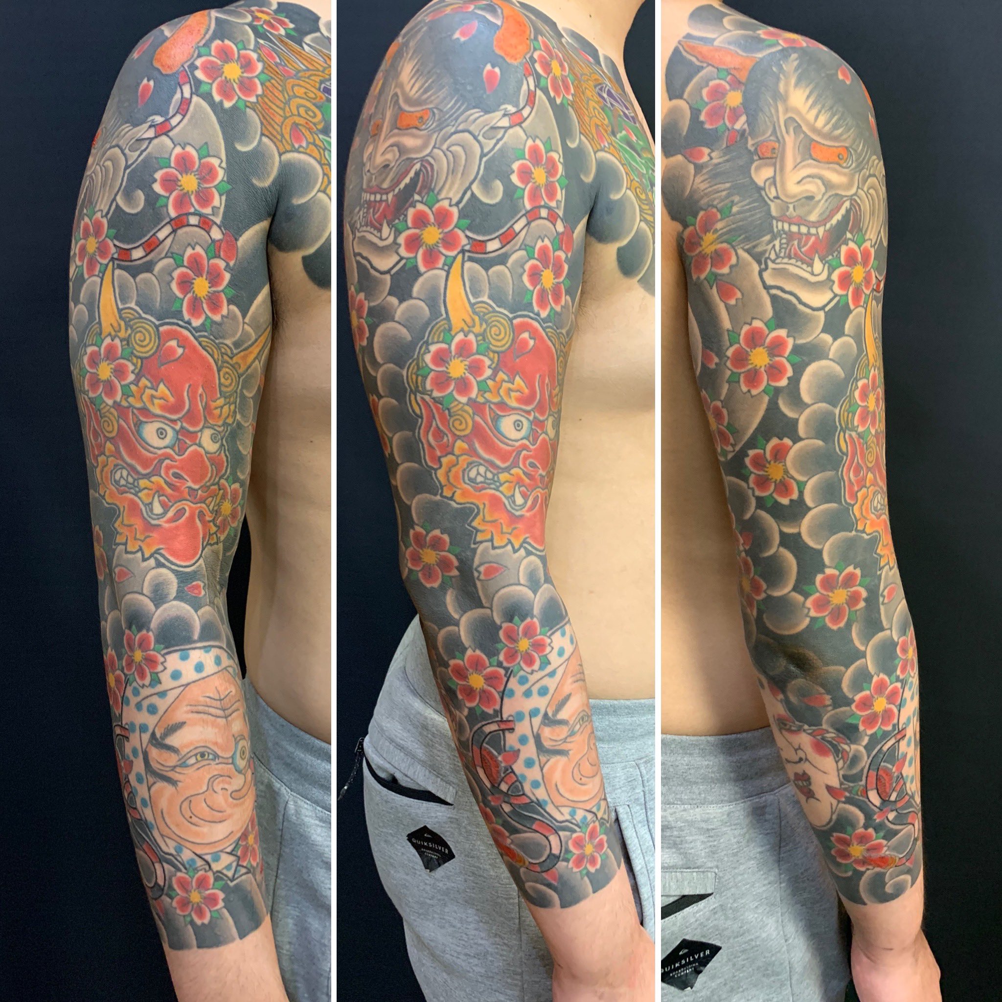 Rei Tattoo 彫零 彫綾 Rei Tattoo レイタトゥー 彫零 相模原 橋本 八王子 古淵 町田 和彫り 刺青 入れ墨 Tattoo 面散らし ひょっとこ おかめ 赤鬼 般若 烏天狗 桜吹雪 T Co Uzph2q93b6 Twitter