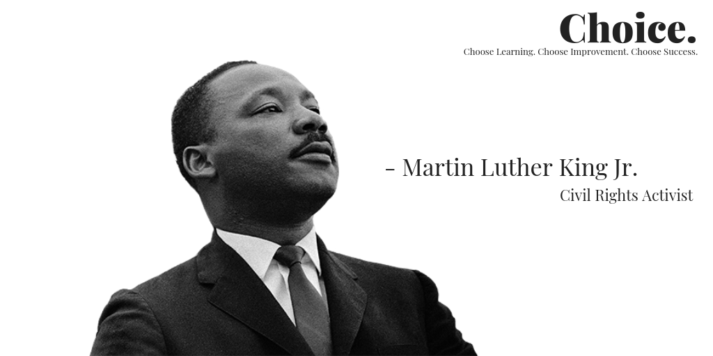 "The time is always right to do the right thing."

#BlackLivesMatter