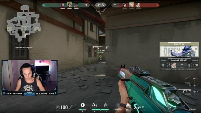 CodeCarbonell's tweet image. I&apos;m now streaming on Twitch! Playing VALORANT ift.tt/2WxjrVf