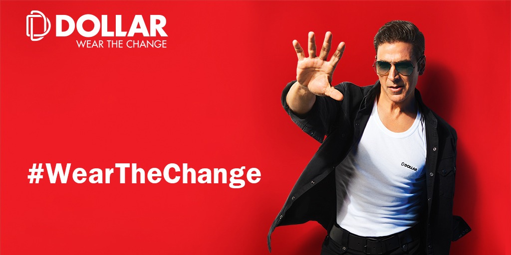 Dollar #FitHaiBoss Now change to 
#WearTheChange

#AkshayKumar ♥️