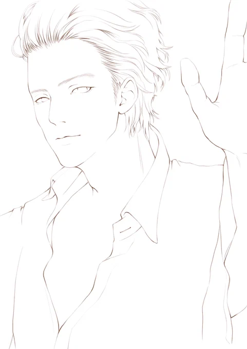 しばらくはゆっくり描きます
#絵描き人 #線画 #私の絵柄が性癖に刺さる人に届いてほしい #芸術同盟 