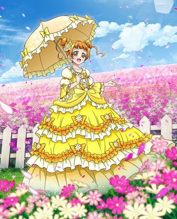 プリキュアオールスターズ Pas トランプのマークのモチーフがある