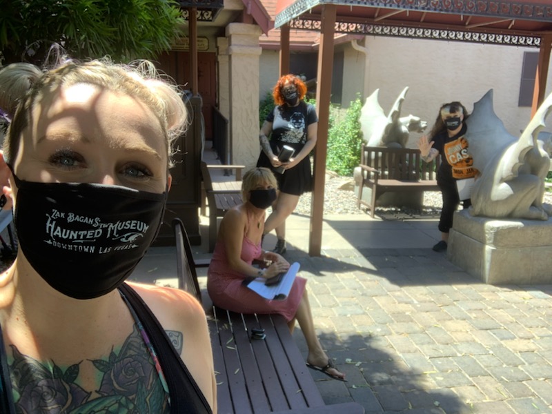 bloodyvelvet_'s tweet photo. Prepare yourselves, because @Zak_Bagans @hauntedmuseum  is reanimating very soon! 😈 
 I'm so stoked to be back giving tours. Helps to have some rad friends (and awesome tour guides) here with me, too 😉 https://t.co/kp0tYN4Zwe