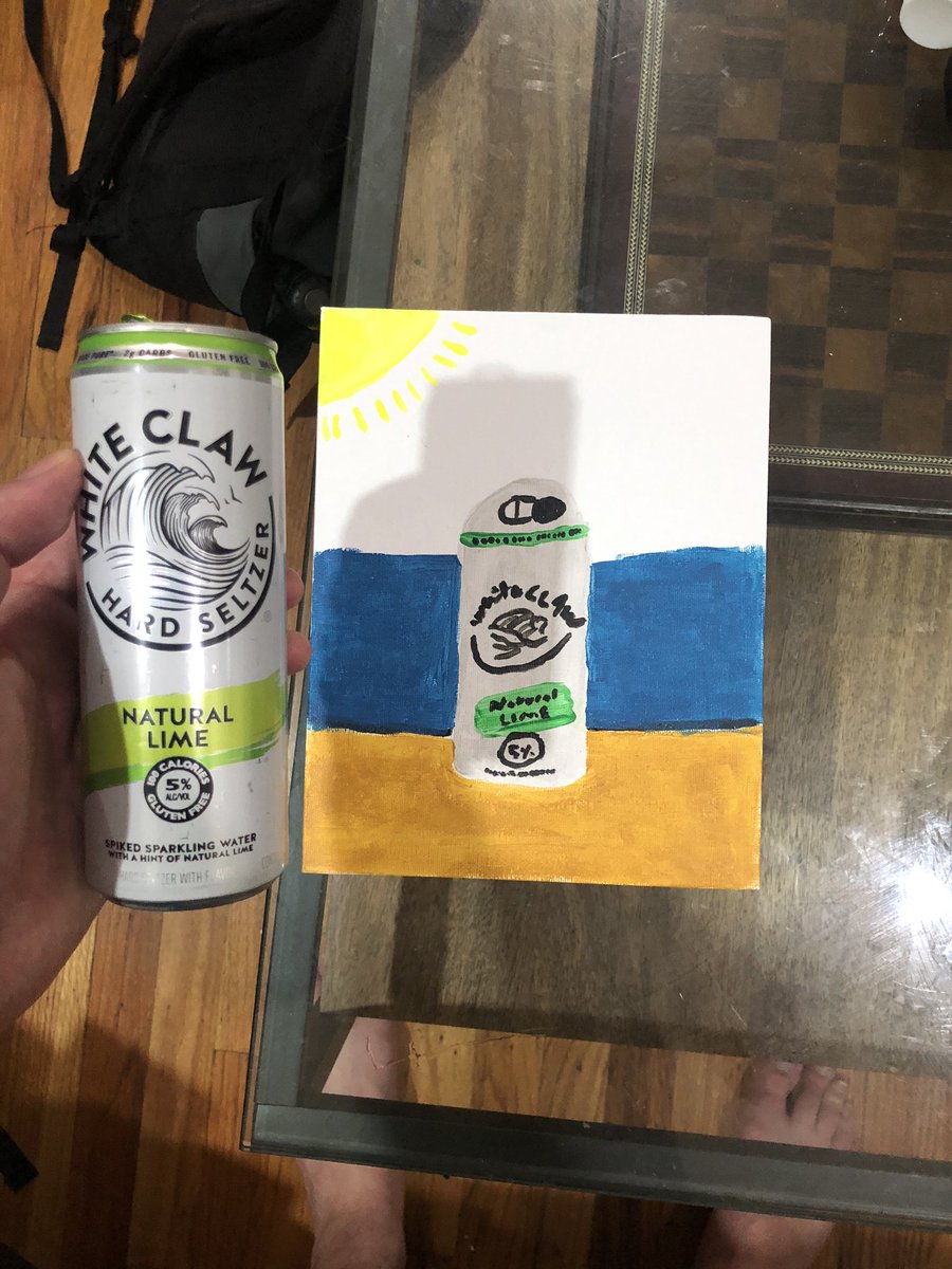 Dreaming of beaches quarantine style <a href="/WhiteClaw/">White Claw</a>