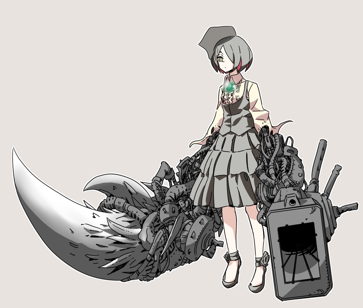 兵器少女のコンセプトアート 