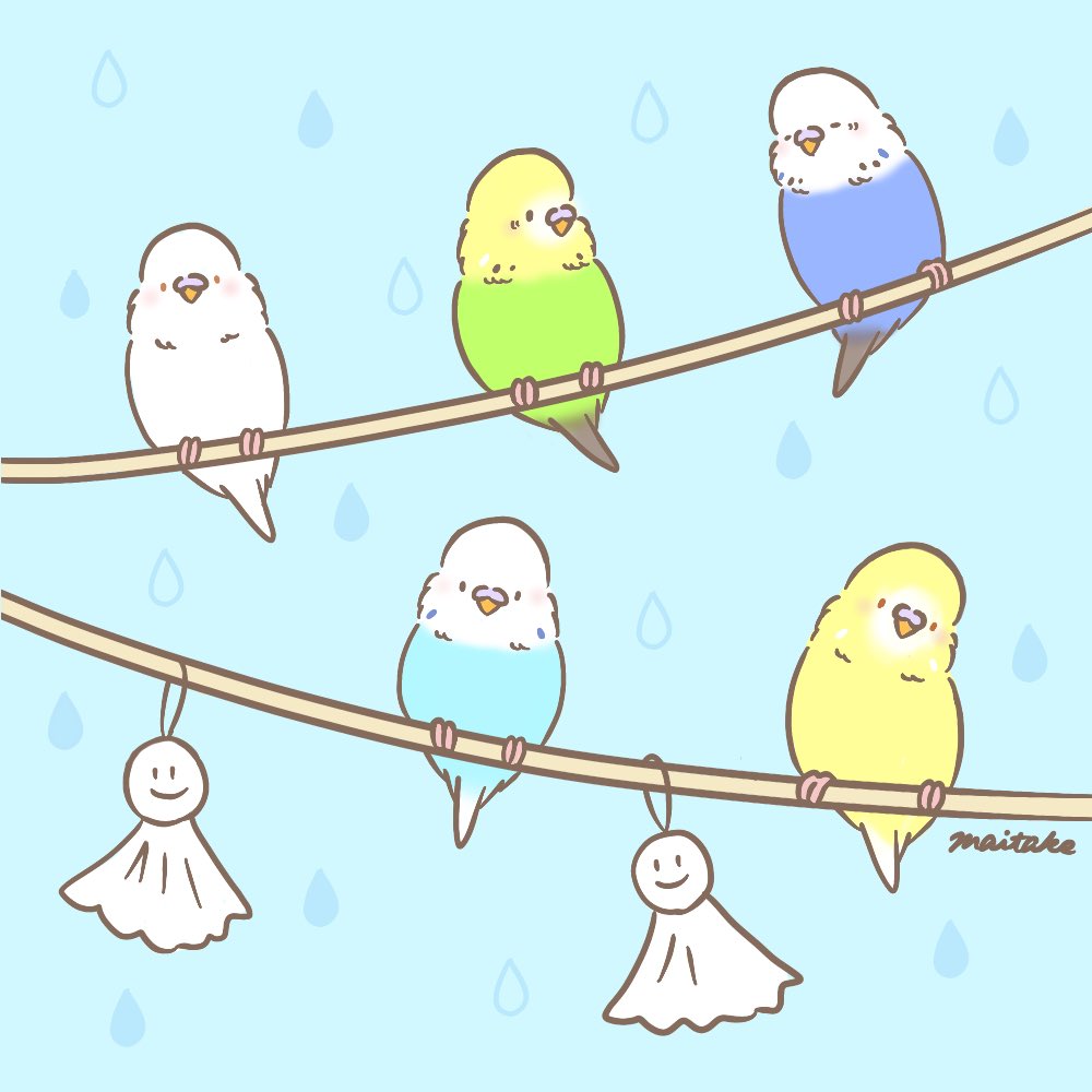 Twitter 上的 すこやかインコ まだまだ気が抜けない ソーシャルディスタンス セキセイインコ イラスト T Co Jwlmz4mrz9 Twitter