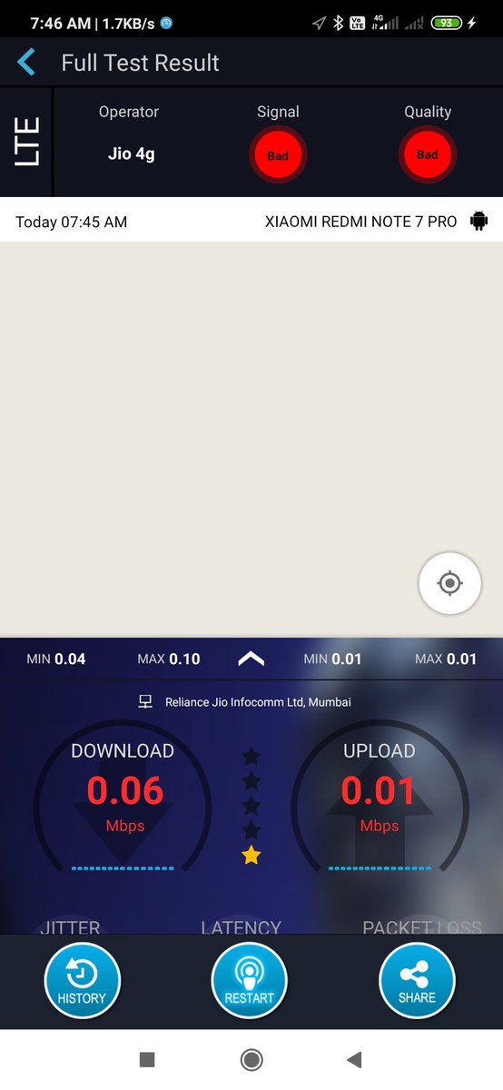 mrkanth26's tweet photo. @JioCare @reliancejio @jio @poorJIOnet #Jio #jiocare #badnetwork #jio4g #networkissu #nonetwork #netvelocity #myjio 
Kabhi Bhi Network Nhi Rahta Hai https://t.co/xcaRkm6n8v