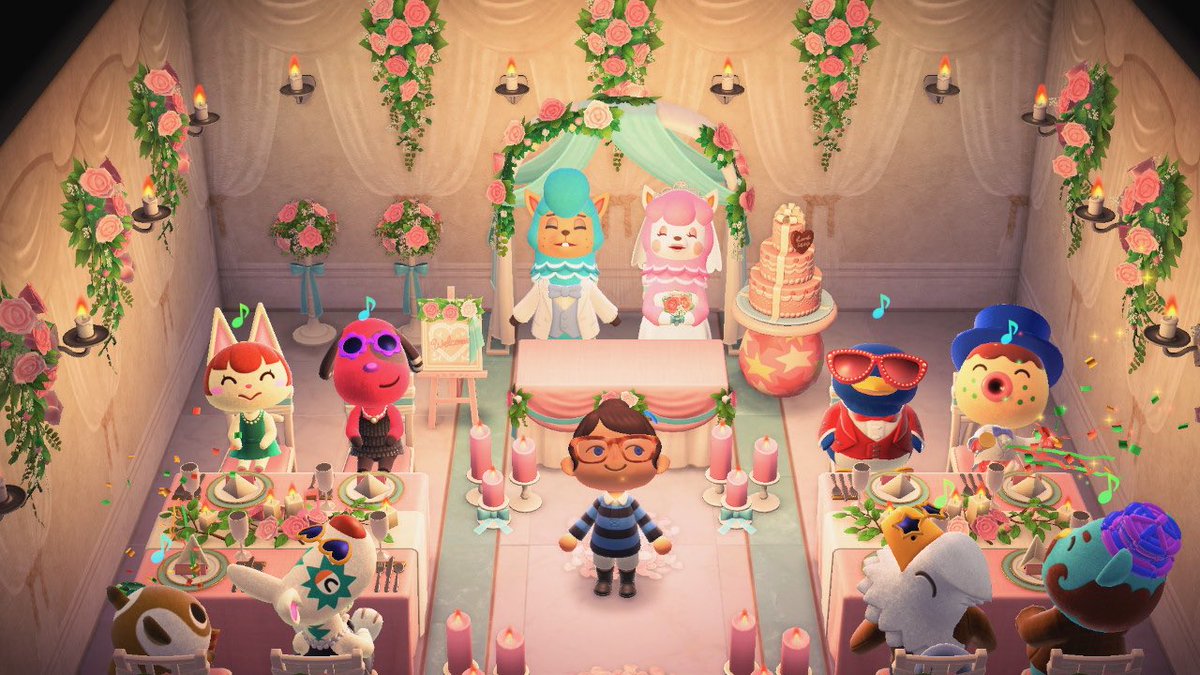 The_Catsnake's tweet image. The Wedding Party Photo Shoot was LITERALLY TOO CUTE 😭🤵🏼👰🏻💕 #AnimalCrossing #ACNH #NintendoSwitch #WeddingSeason