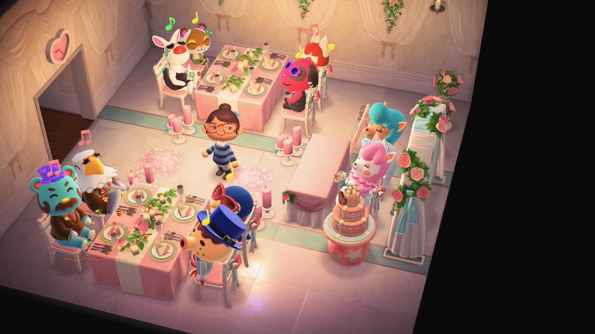 The_Catsnake's tweet image. The Wedding Party Photo Shoot was LITERALLY TOO CUTE 😭🤵🏼👰🏻💕 #AnimalCrossing #ACNH #NintendoSwitch #WeddingSeason