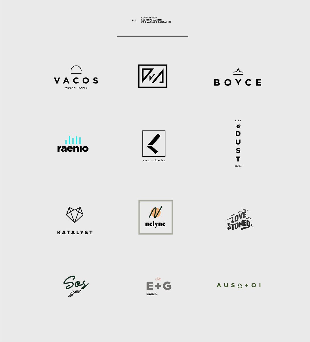 RippyAustin's tweet photo. Logos I've designed • all Black brands https://t.co/sFqLKxmmUD