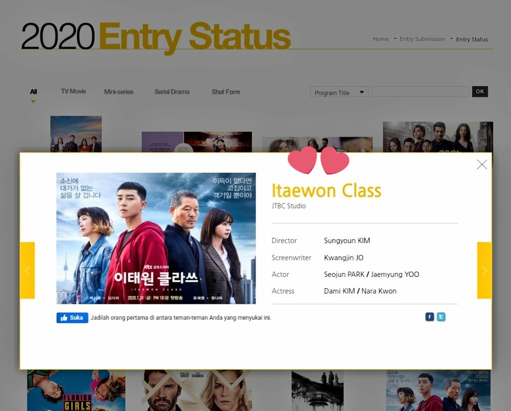 Itaewon Class in nominated in Seoul International Drama Awards (SDA) 2020. seouldrama.org/EN/entry/Award… #KimDami #김다미 #ItaewonClass #ParkSeojun #AhnBohyun #KwonNara