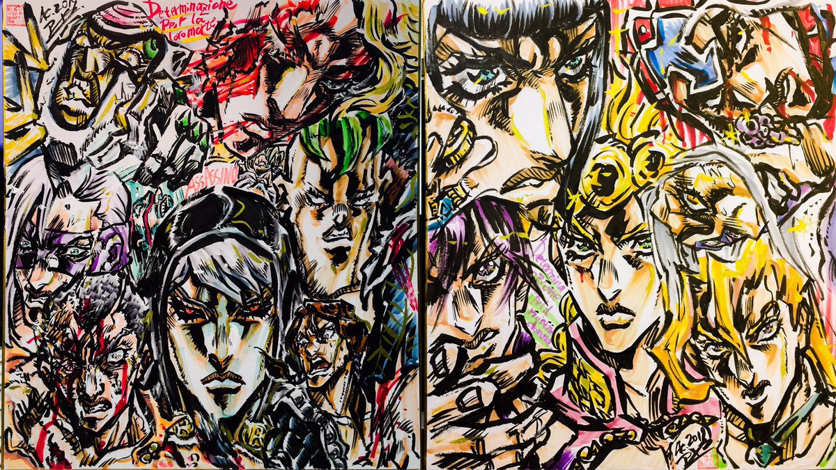 ジョジョ 荒木飛呂彦先生 お誕生日おめでとうございます 意外 それは還暦ッ 先生は アしや 芦谷 耕平のイラスト