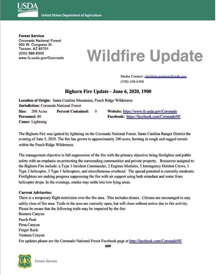 wildlandfireAZ's tweet photo. #BigHornFire Update: Size: 200 Acres Percent Contained: 0 Personnel: 80 Cause: Lightning  Website: https://t.co/EPJxyIBVty
Facebook:  https://t.co/tWMboEDOmK 
#AZFire https://t.co/q8BatwLeO9