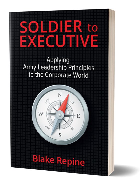 BlakeRepine's tweet photo. I’ve published my first book! Soldier to Executive: Applying Army Leadership Principles to the Corporate World, where I share my perspective on developing leadership, leading people and organisations.  Have a read, let me know what you think! #leadership #LeadershipMatters https://t.co/rKTbBGBCGh