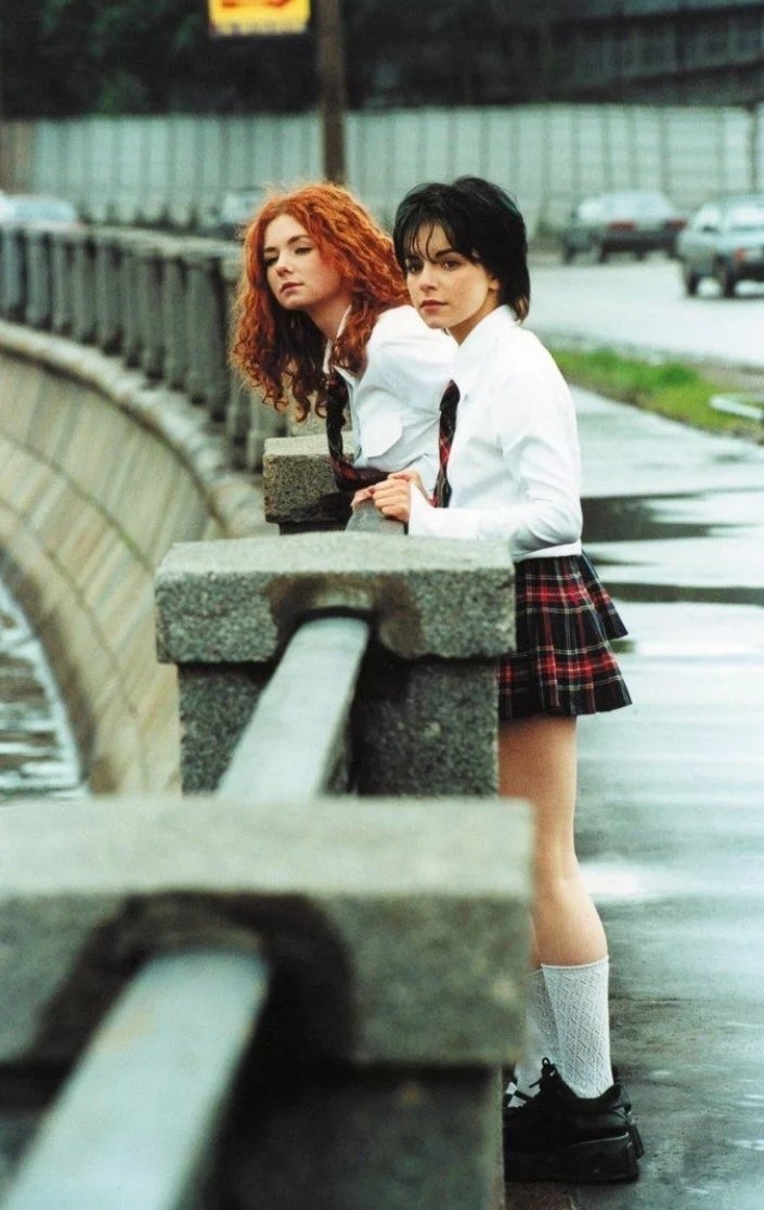 technomeloetta's tweet photo. lena katina and yulia volkova from t.A.T.u. https://t.co/bIPLIt5OiU