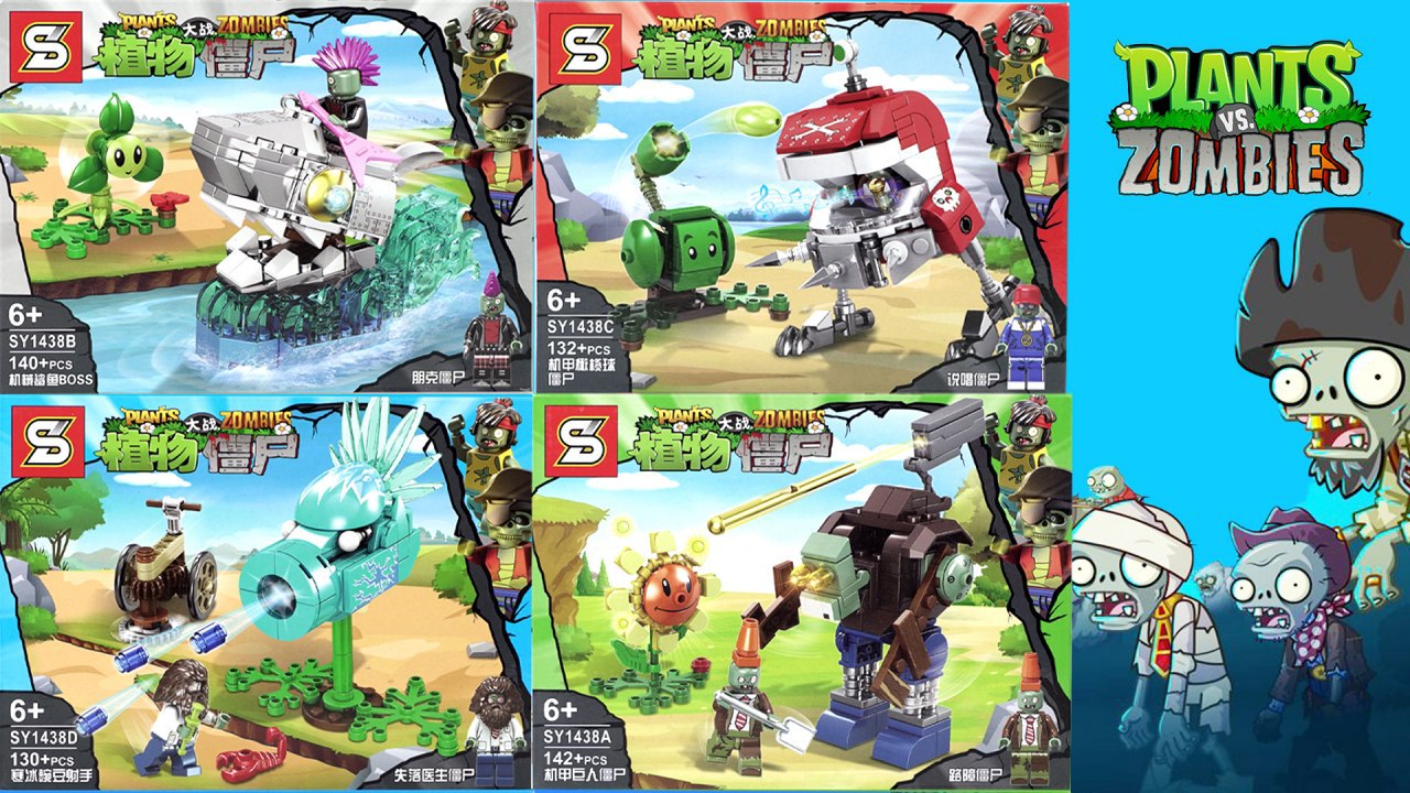 Lego plantas sales contra zombies 2