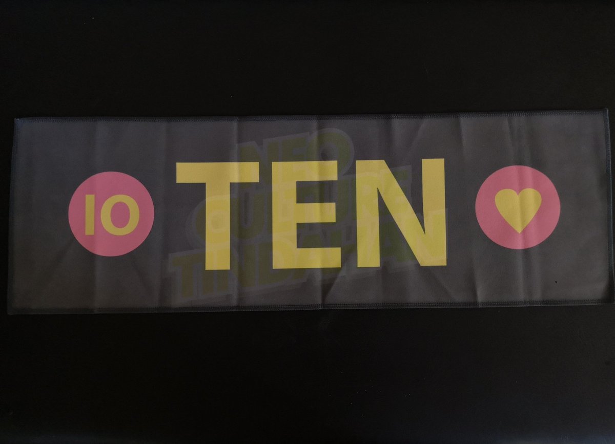 TEN Rookies Slogan by Sentimental Fly ₱390zip bag slightly yellowed with agenever used, rareslogan condition 10/10