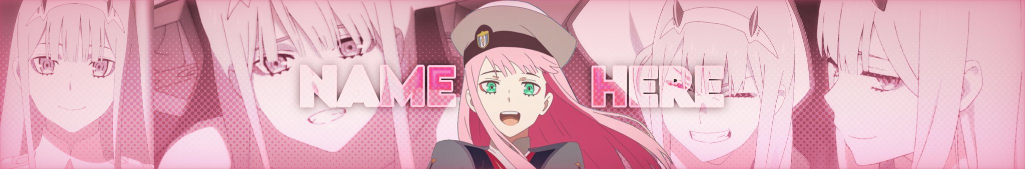 Nightcoreharmonizer On Twitter Zerotwo Anime Youtube Banner Made By Ncharmonizer Darlinginthefranxx Zerotwo Anime Youtubebanner