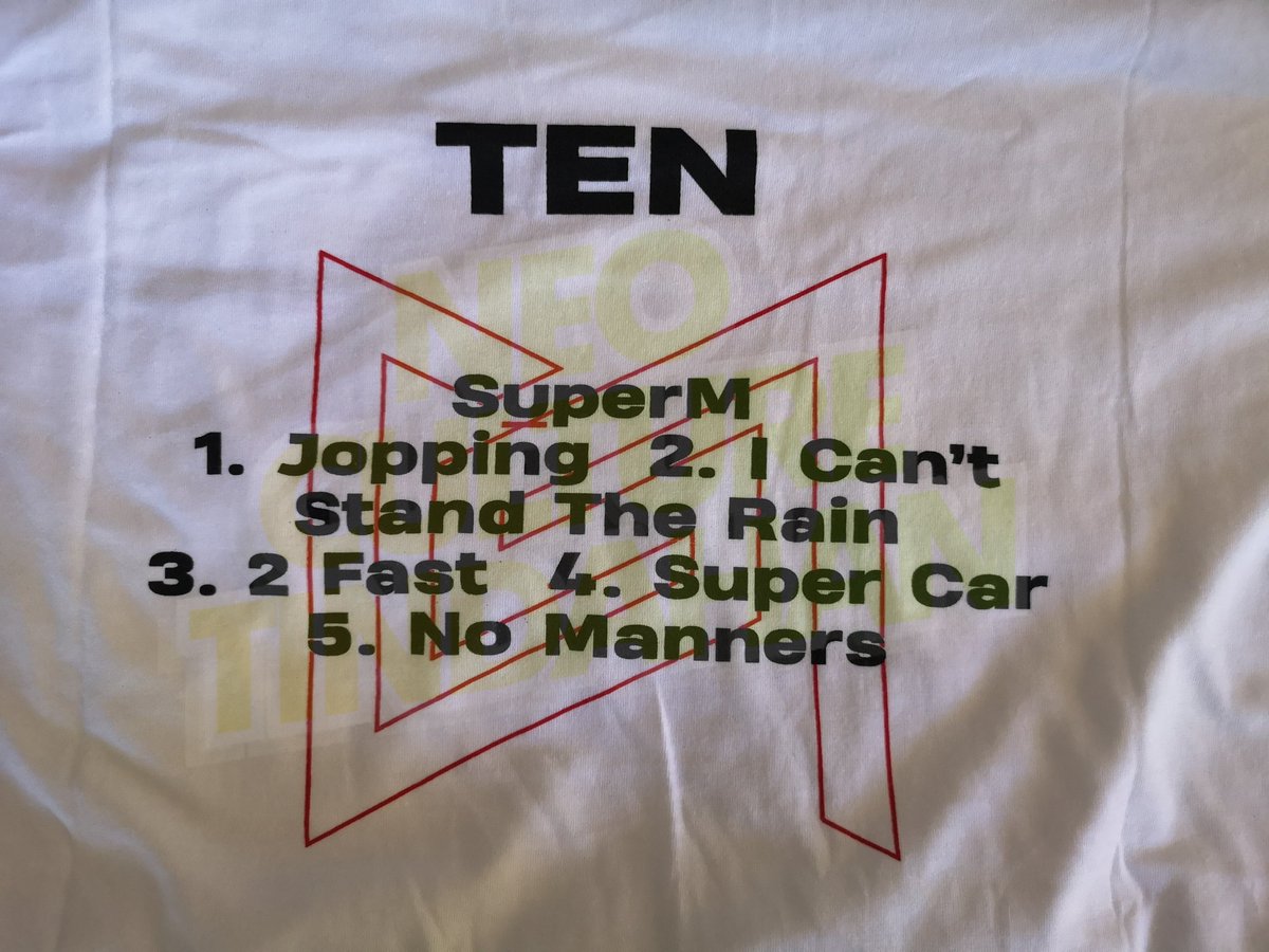 SuperM Official Ten Shirt ₱1200official MD, bought from SuperM Global Shop, shipped from the USnever worn (only took it out of the plastic today to take a photo lol), with tagsfits large to XL