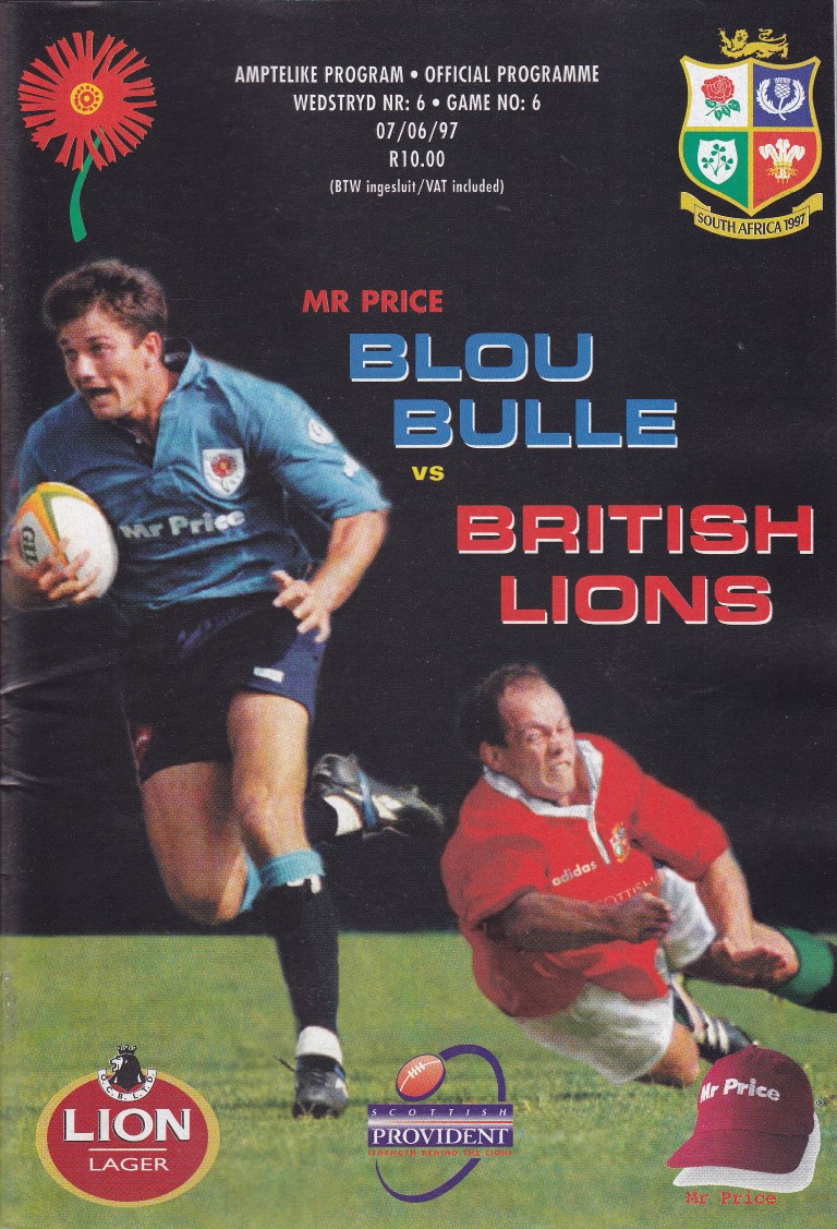 1997 british lions shirt