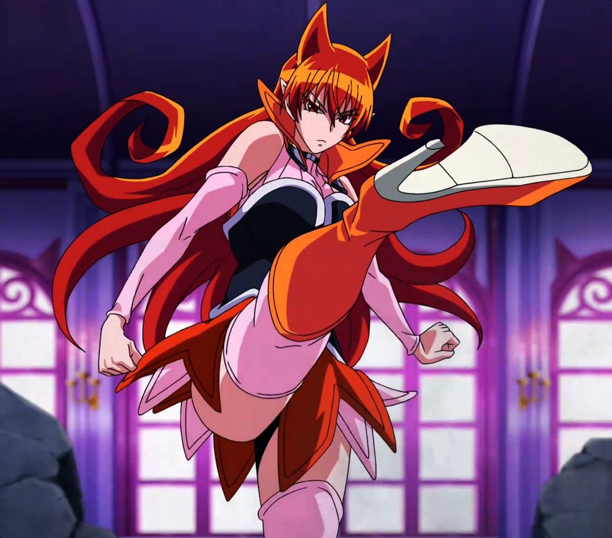 #92 Mairimashita! Iruma-kun.-Best Girl: Amelie Azazel. What can I say? Tall, beautiful, strong, smart, adorable, redhead... She is the full package!!! <3This anime was really good but the Kirio arc was so long that it fell many spots in this ranking. Still enjoyable though!!