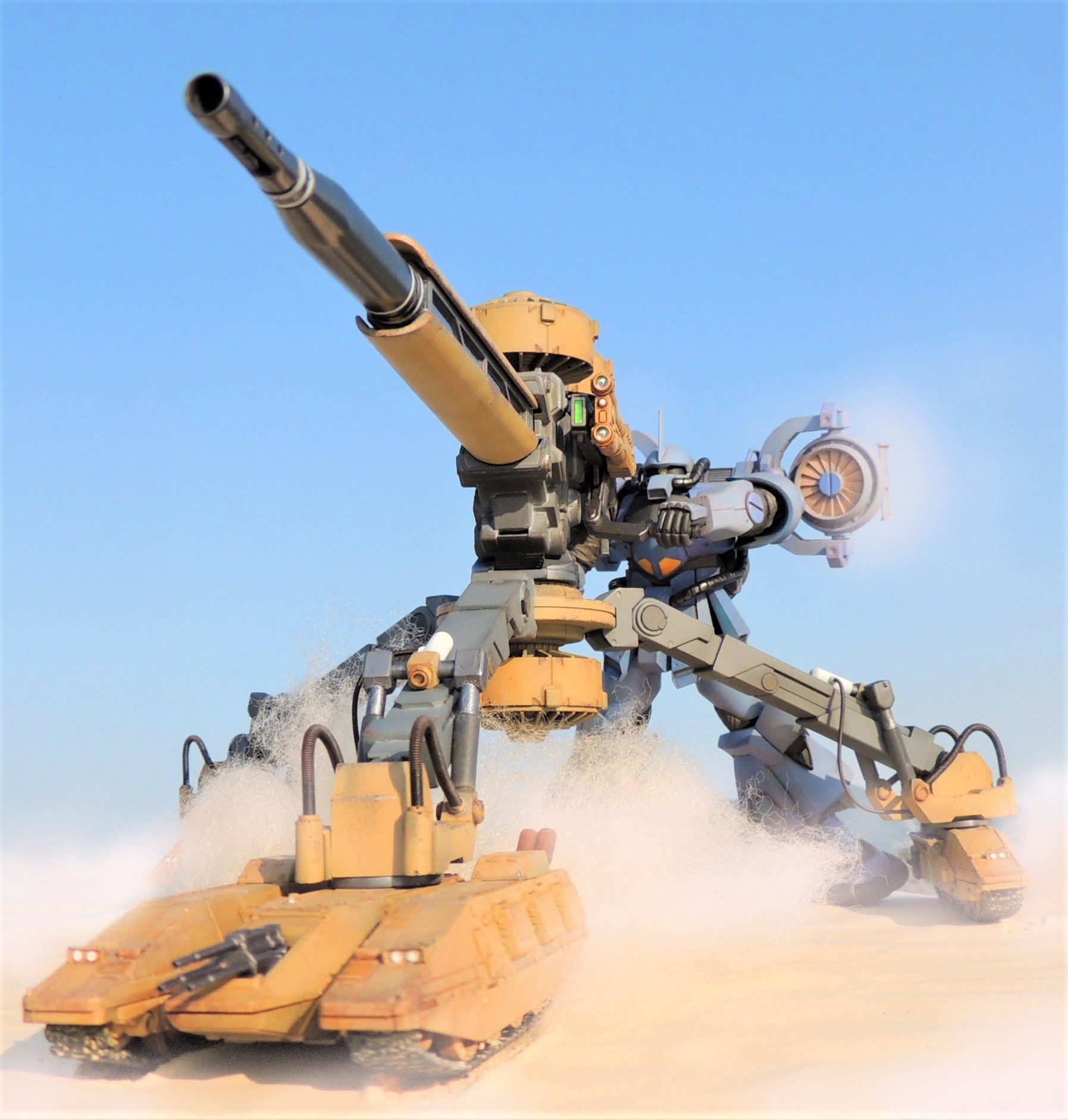 あやぽん 機動戦士ガンダムサンダーボルト 外伝３ より 1 144 グフ ショーンカスタム 陸上用ビッグガン がやと完成しました コミックで一目見た時から いつか立体化したいと思っていた組み合わせです ツイッターで楽しむサンダーボルト