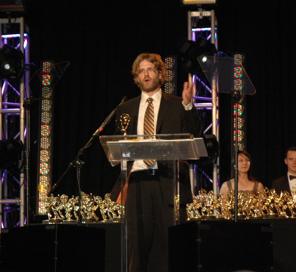 reid206's tweet image. Proud to announce that I won my 2nd Emmy tonight! Thanks to the @Seahawks &amp;amp; @natasnw. I’d like to dedicate this award to the legacy of Pete Gross. Watch the 21 minute film for free on YouTube: youtu.be/pn_mToFJ-do
#Seahawks #PeteGross #NWEmmys #MyEmmySpeech #Emmy #Documentary