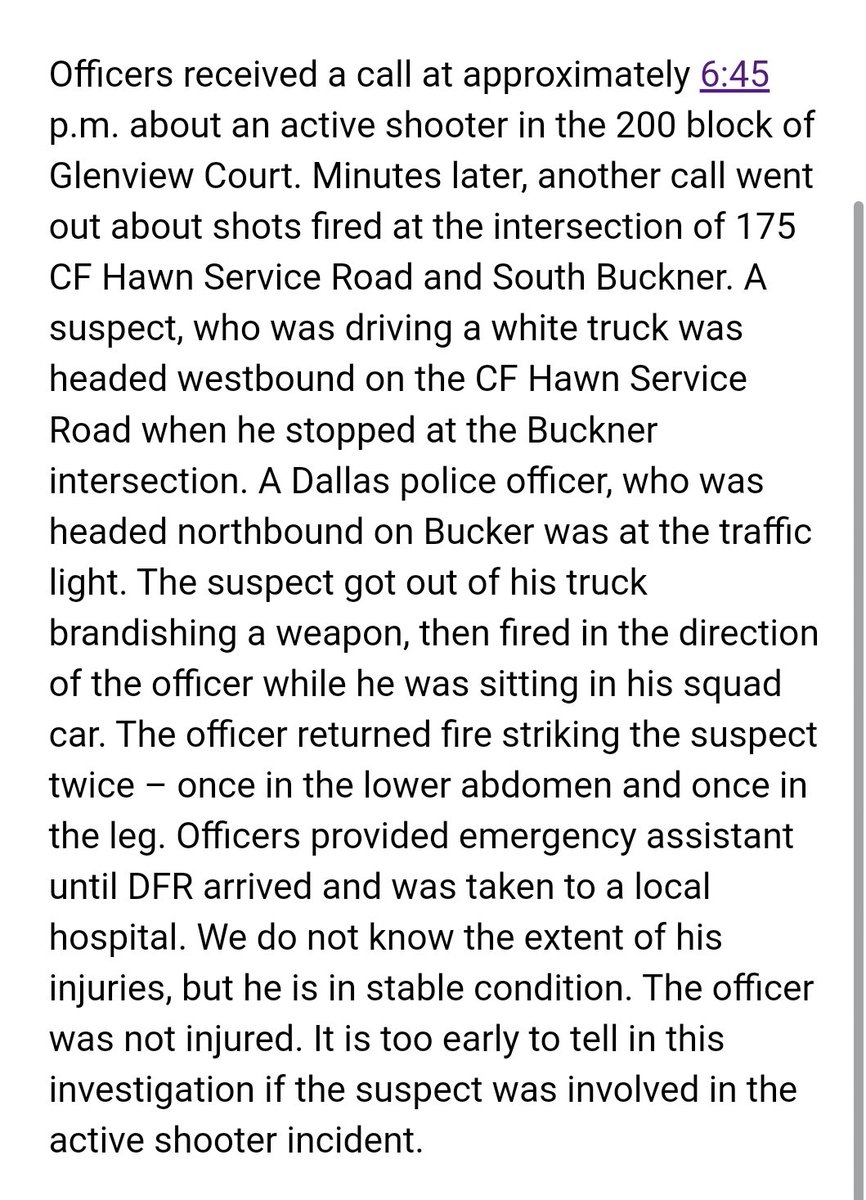 FOX4Terry's tweet image. #NOW @DallasPD detectives and crime analyst pouring over a scene were a #Dallas police officer took gunfire, returned fire wounding the suspect suspect. More @GoodDayFox4 @FOX4