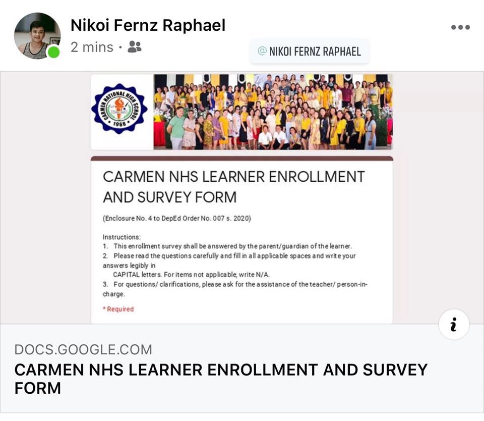 seergee2020's tweet image. Watch my online tutorial #Vlog1 - How to Use Google Form? in my YouTube Channel which can be accesed later at night here: 

m.youtube.com/watch?feature=…

Credits to my FB friends who shared their used forms in their timeline.
#SeerGee #VlogThing #PositivityMatters #LiveStrong